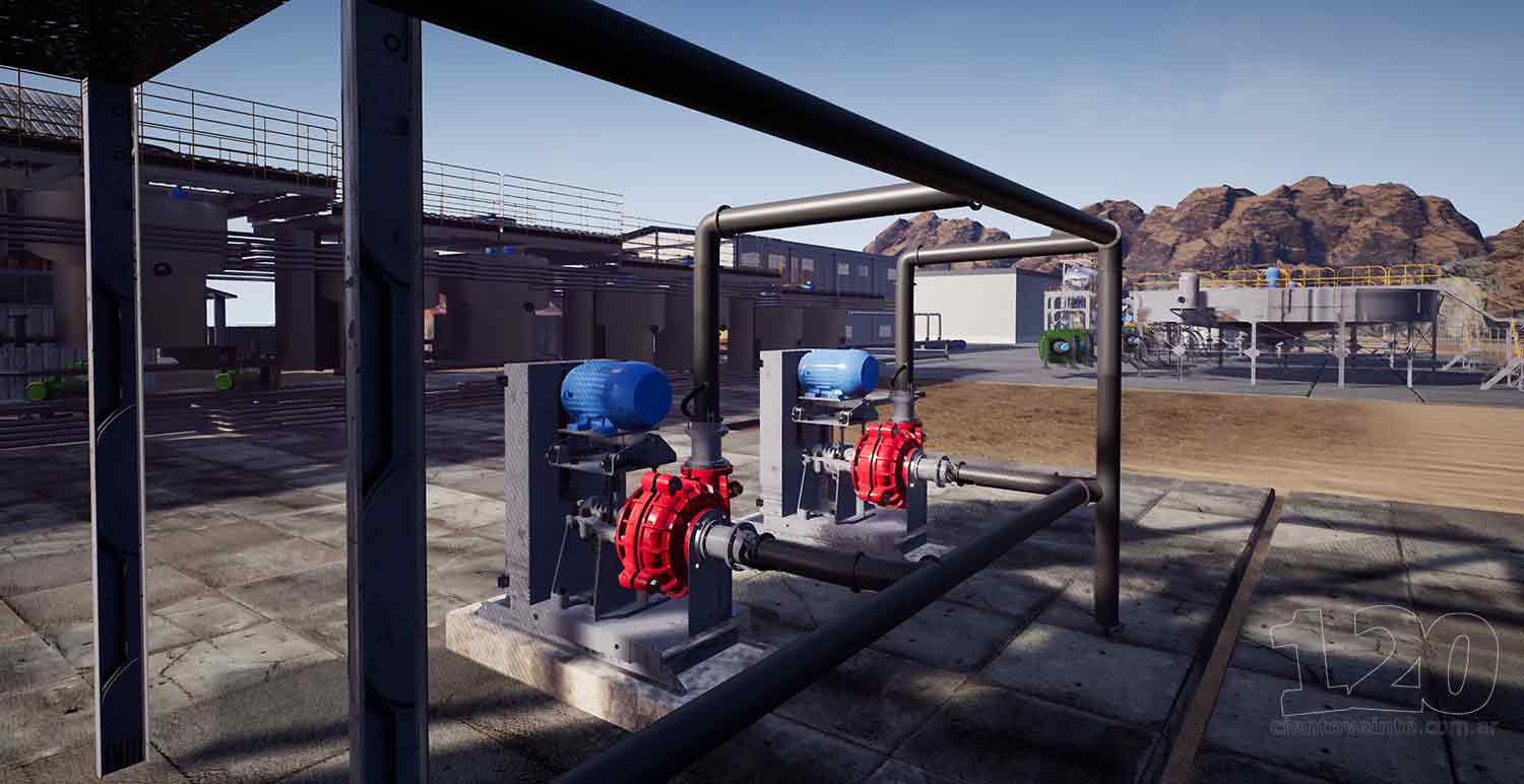 Chemical plant and pumps