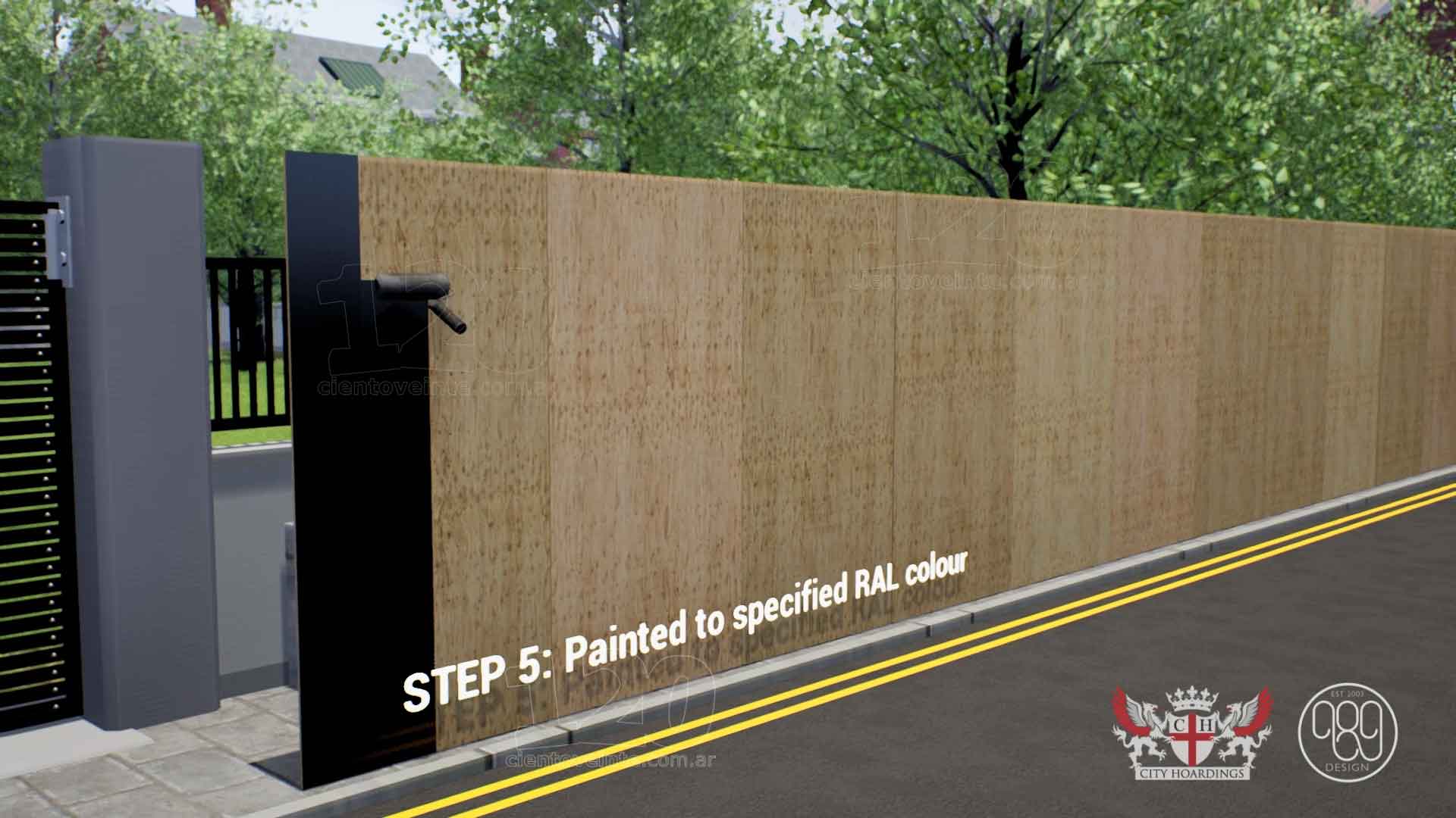 City Hoardings build process 4
